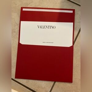 Valentino “Merry Christmas Baby” Red Card and Envelope